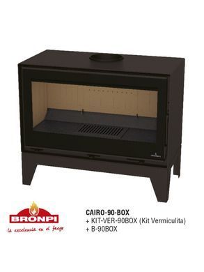 Сталева піч Bronpi CAIRO 90 BOX + B 90 BOX