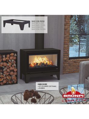 Сталева піч Bronpi CAIRO 90 BOX + B 90 BOX