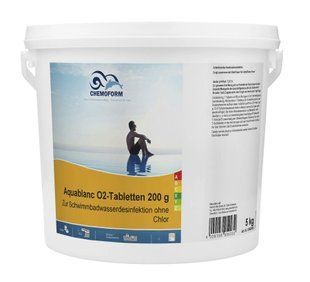 Активный кислород в таблетках 200 г, 5 кг, CHEMOFORM Германия