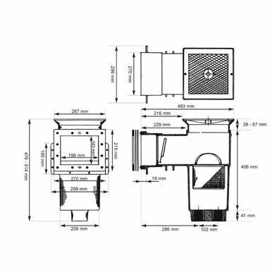 Скиммер Hayward SP1084 AutoSkim Standart под лайнер