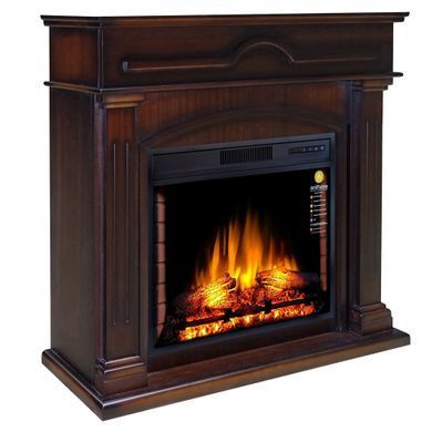 Камінокомплект ArtiFlame DECEMBER AF28S МАХАГОН КОРИЧНЕВИЙ АНТИК (З ЗВУКОМ)