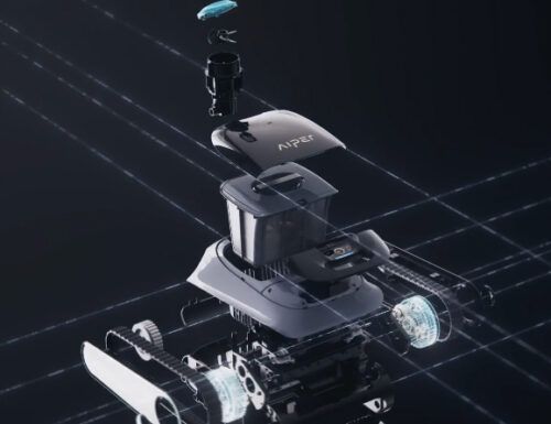 Робот-очисник акумуляторний AIPER Scuba N1 (білий), гусеничний (дно, стіни, ватерлінія) до 150м2