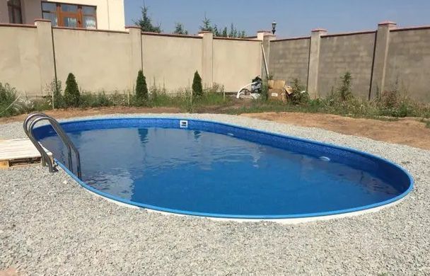 Комплект: басейн збірний овальний IBIZA 5,25 х 3,2 х 1,5 зі сходами та фільтром