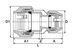 Муфта редукционная PP D.63&times;32 мм