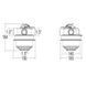 Кран четыреходовой Emaux MPV05 88281205B (1,5'') верхний