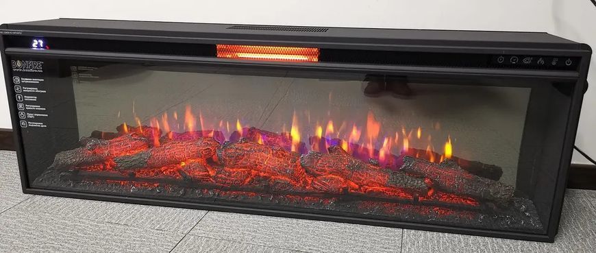 Электрический камин Bonfire SAPFIRE 57L (143 см) со звуком