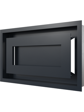 Вентиляційна решітка Kratki 22x37 см WIND графітова