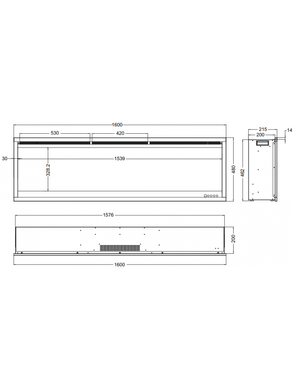 Електрокамін Aflamo ROYAL 3D 160