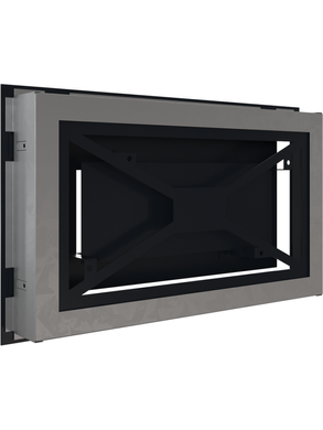 Вентиляційна решітка Kratki 22x37 см WIND графітова