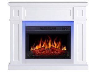 Каминокомплект ArtiFlame Linz AF23S белый с LED подсветкой, обогревом и звуком горения огня