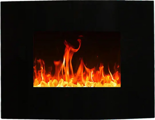 Электрический настенный камин A &mdash; Flame Malibu 24 черный