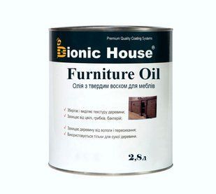 Масло для мебели Furniture Oil, 1 л, цвет тик