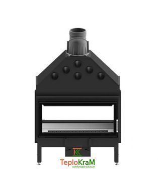 Каминная топка HITZE ARDENTE DUO 90х41.DSS 18 кВт, туннельная