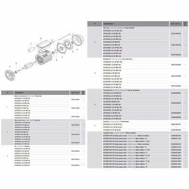 Насос Hayward HCP38303E1 KAP300 T1.B IE3 (380 В, 48 м&sup3;/год, 3 HP)