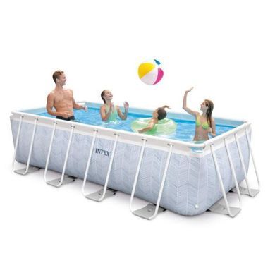 Басейн каркасний INTEX 400х200х100 см з фільтром та драбиною (26780)