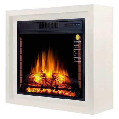 Камінокомплект ArtiFlame BRONX AF28S БІЛИЙ ДУБ (ЗІ ЗВУКОМ)