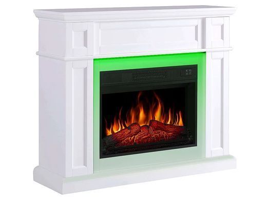 Каминокомплект ArtiFlame Linz AF23S белый с LED подсветкой, обогревом и звуком горения огня