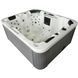 Гидромассажный бассейн Aquajoy Como (190х160х82 см), Серебристо-белый мрамор