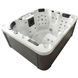 Гидромассажный бассейн Aquajoy Como (190х160х82 см), Серебристо-белый мрамор
