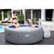 Надувний джакузі Bestway 6001T LAY-Z-SPA Santorini HydroJet Pro з програмним керуванням, на 7 осіб &Oslash; 216 x 80 см, графіт| , Bestway