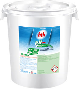 рН минус hth 45кг (Франция), порошок pH MOINS MICRO-BILLES