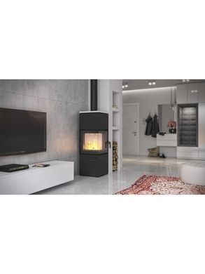 Стальная печь Defro Home QUADROOM Золотой