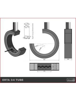 Біокамін Kami ERTA 3/4 TUBE