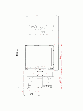 Камінна топка BeF FEEL V 7 CL