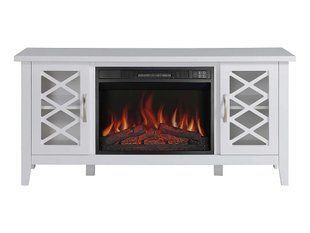 Каминокомплект ArtiFlame Odessa AF23S белый с обогревом и звуком горения огня