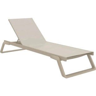 Шезлонг Aquajoy Tropic, серо-коричневый