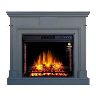 Каминокомплект ArtiFlame STAMFORD AF28S СЕРЫЙ ГРАФИТ (СО ЗВУКОМ)