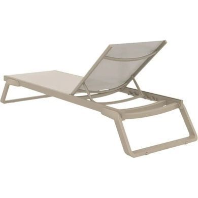 Шезлонг Aquajoy Tropic, серо-коричневый