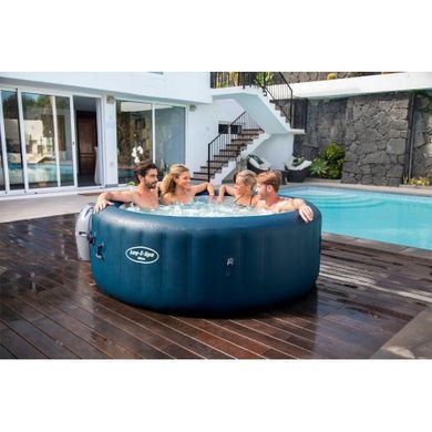 Надувний SPA-басейн з гідромасажною ванною Bestway 54184 для 4-6 чоловік Lay-Z-Spa&trade; Milan AirJet Plus
