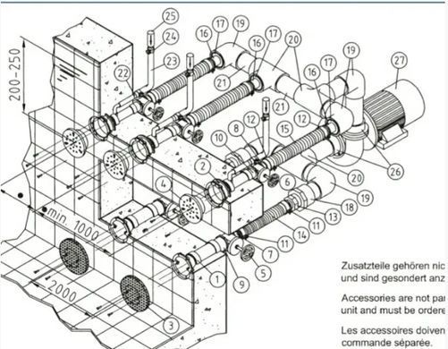 Комплект гідромасажу Combi Whirl 3 фор., 4,0 кВт, DS