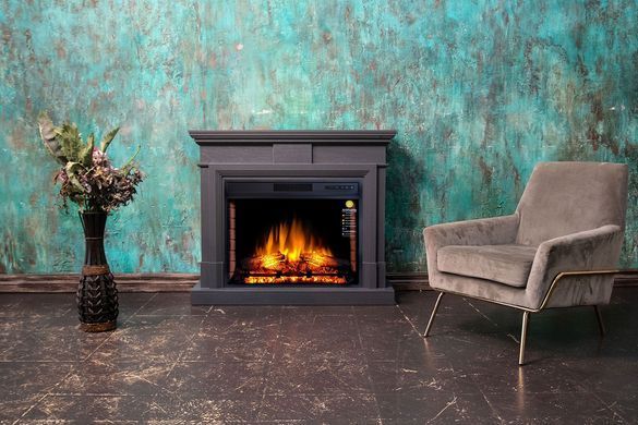 Камінокомплект ArtiFlame STAMFORD AF28S СІРИЙ ГРАФІТ (ЗІ ЗВУКОМ)