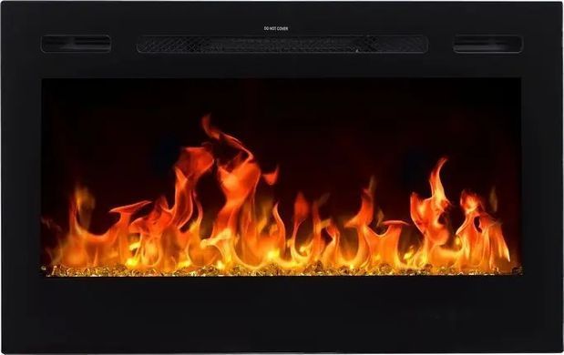 Електричний настінний камін aflamo Majestic 39 чорний