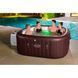 Надувной джакузи Bestway 6001U LAY-Z-SPA Maldives HydroJet Pro с приложением управления, на 7 человек 201 x 201 x 80 см, красное дерево | , Bestway