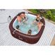 Надувной джакузи Bestway 6001U LAY-Z-SPA Maldives HydroJet Pro с приложением управления, на 7 человек 201 x 201 x 80 см, красное дерево | , Bestway