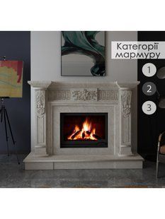 Каминная облицовка Hitis Совершенство, материал мрамор категории 2