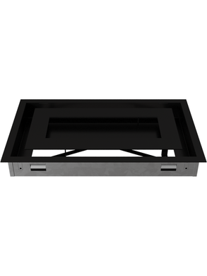 Вентиляційна решітка Kratki 22x37 см WIND чорна
