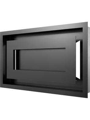 Вентиляційна решітка Kratki 22x37 см WIND чорна