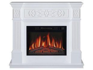 Каминокомплект ArtiFlame Toscana AF23S белый с обогревом и звуком горения огня
