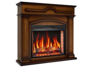 Каминокомплект ArtiFlame Inverno AF28S дуб антик с обогревом и звуком горения огня
