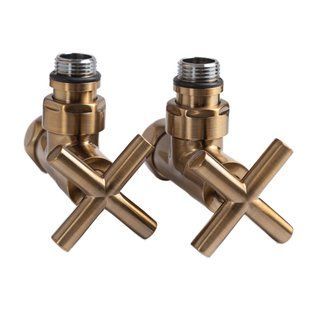 Кран кутовий Преміум 3/4"х1/2", 2 шт. антична бронза