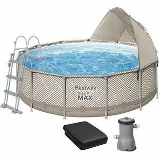 Каркасный бассейн Bestway 561FY (396х107 см) с картриджным фильтром, лестницей, тентом и навесом