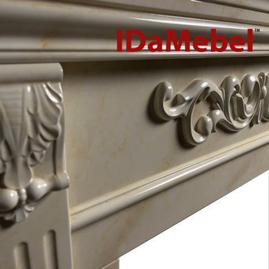 Каминокомплект IDaMebel Marseille Мрамор-Песок Symphony DF3020