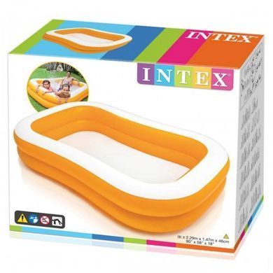 Дитячий надувний басейн Intex 57181 прямокутний, 519 л