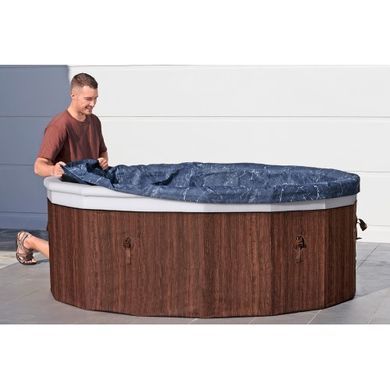 Надувной джакузи Bestway 6001W Toronto AirJet LAY-Z-SPA с пенопластовыми панелями и приложением управления, на 7 человек &Oslash; 190 x 70 см| , Bestway