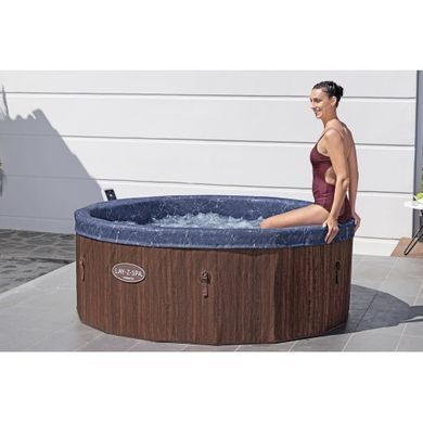 Надувной джакузи Bestway 6001W Toronto AirJet LAY-Z-SPA с пенопластовыми панелями и приложением управления, на 7 человек &Oslash; 190 x 70 см| , Bestway