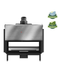 Каминная топка Hitze ARDENTE DUO ARD120X43.DGS
